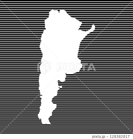 Argentina map icon 128382817