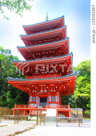 五台山竹林寺 五重塔 五台山竹林寺 五重塔 128382867