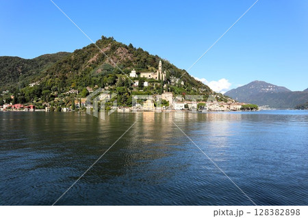 スイス・ルガーノのモルコテ 128382898