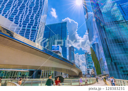 日本の東京都市景観 7月…渋谷スクランブルスクエアなど“東急村”のビル群を望む=13日 日本の東京都市景観 7月…渋谷スクランブルスクエアなど“東急村”のビル群を望む=13日 128383231