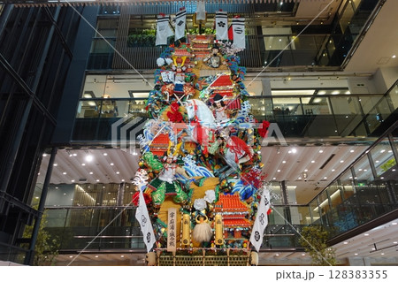 博多祇園山笠2025 13番ソラリア 宰府浦ノ城合戦 見送り 128383355