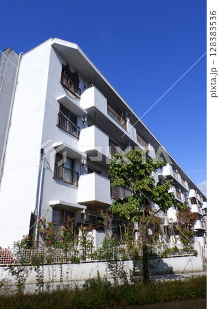 住宅街のアパート 住宅街のアパート 128383536