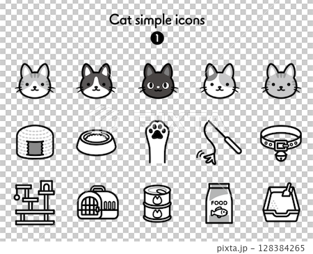 圖示集合貓 128384265