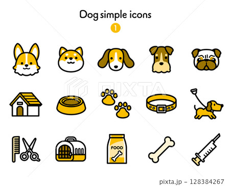アイコン集 犬 128384267