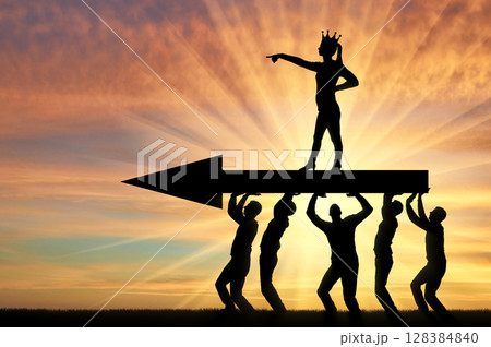 Concept of selfish behavior towards other people 128384840