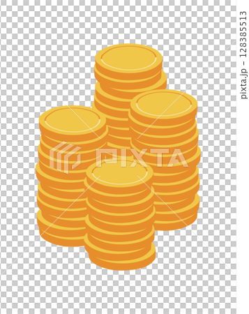 A little bit of coin tower illustration A little bit of coin tower illustration 128385513