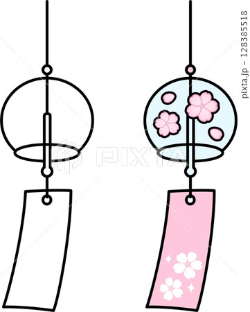 Furin Japanese wind chime 128385518