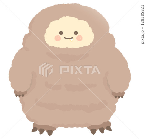 かわいいビッグフットのイラスト 128385821