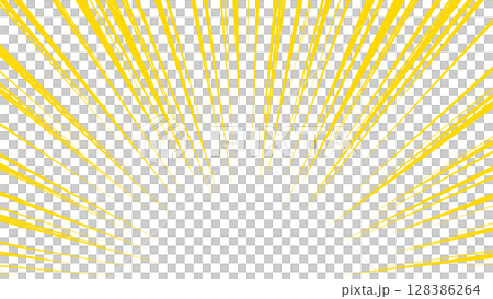 Radiation background yellow simple concentrated line 128386264
