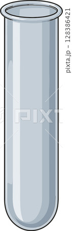 シンプルな試験管のイラスト 128386421