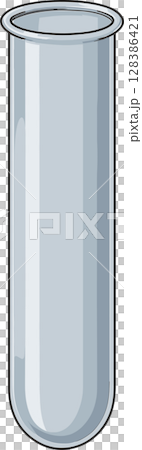 シンプルな試験管のイラスト 128386421