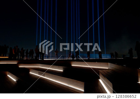 渋谷スクランブルスクエア、スカイデッキのライトアップ 128386652