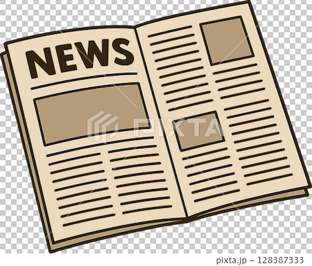 新聞報紙插圖 128387333