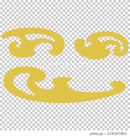 Cloud ruler used for manga production stock vectors and illustrations Cloud ruler used for manga production stock vectors and illustrations 128387801