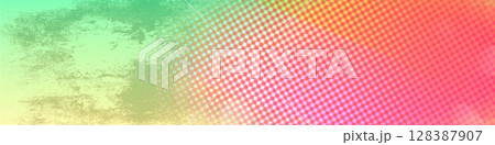 Colorful panorama widescreen background with copy space, Best suitable for online Ads, poster, banner, sale, celebrations and various design works 128387907