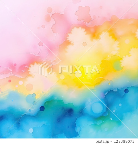 Textured abstract background made with colorful watercolors. Textured abstract background made with colorful watercolors. 128389073