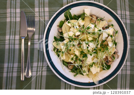 summer easy and tasty fresh salad receipts 128391037