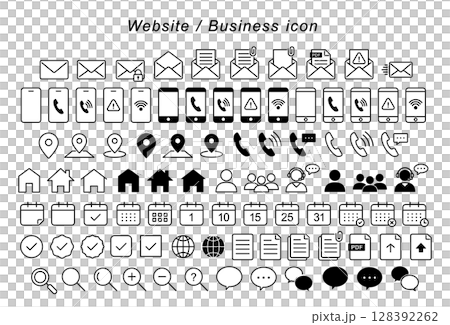 Website business smartphone icon 128392262