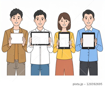 タブレット　ビジネス 128392695