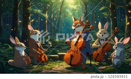 森に響く幻想の調べ～音楽家たちのファンタジー世界 128393931
