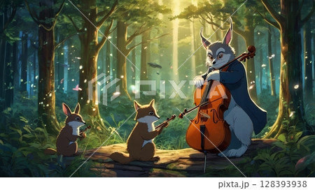 森に響く幻想の調べ～音楽家たちのファンタジー世界 128393938