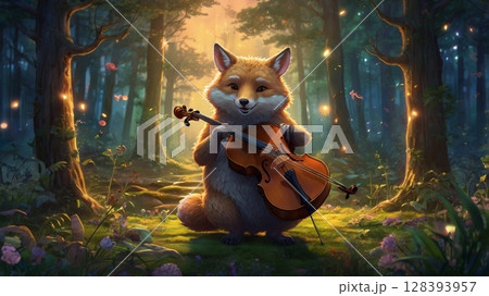 森に響く幻想の調べ~音楽家たちのファンタジー世界 森に響く幻想の調べ~音楽家たちのファンタジー世界 128393957