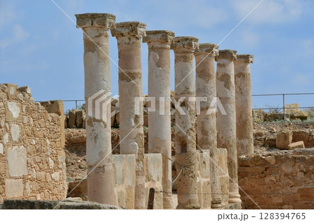 キプロス、パフォス、パフォス考古学公園、テセウスの館 128394765