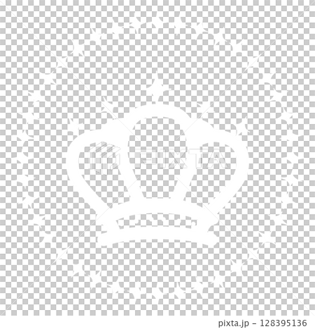 白い王冠のシンプルなランキングアイコン 128395136