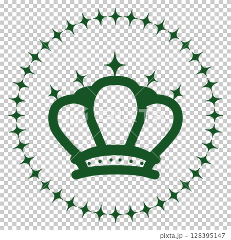 緑の王冠のシンプルなランキングアイコン 緑の王冠のシンプルなランキングアイコン 128395147