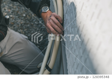 エアコン取り付け 128395348