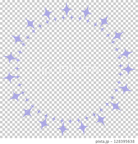 淺藍色鑽石圓框 128395638