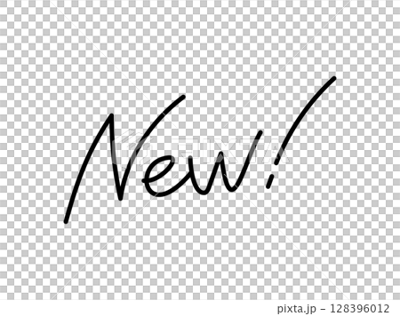 手書き文字_New 手書き文字_New 128396012