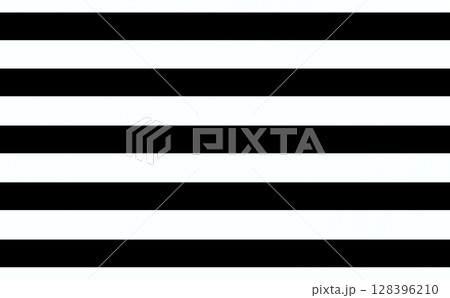 ボーダー(ブラック×ホワイト) 128396210
