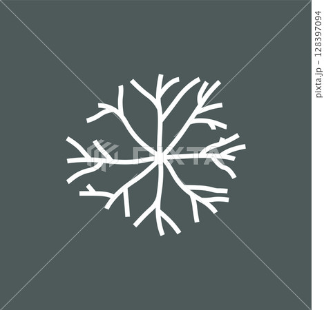 cell neuron technology logo design illustration data simple abstract modern template brand product 128397094