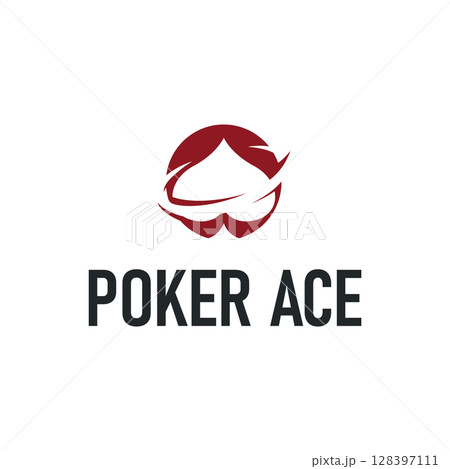 poker logo design a simple minimalist card game gambler game with card symbols as the design illustration template symbol poker logo design a simple minimalist card game gambler game with card symbols as the design illustration template symbol 128397111