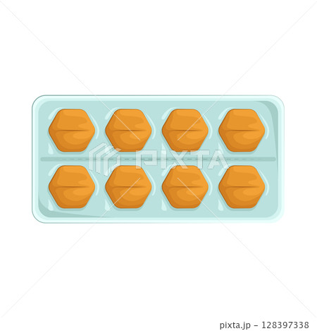 Illustration of Pill Blister Pack 128397338
