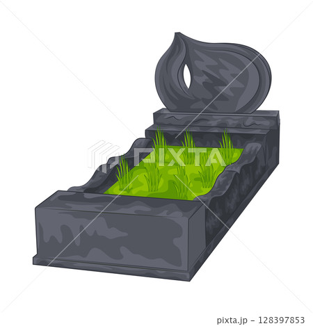 illustration of grave 128397853