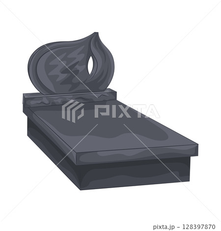 illustration of grave illustration of grave 128397870