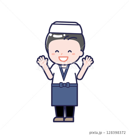 寿司職人/ななめ/男性 11 寿司職人/ななめ/男性 11 128398372