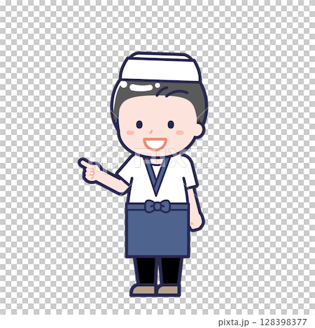 壽司廚師/對角線/男性 16 128398377