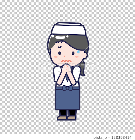 寿司職人／ななめ／女性 23 128398414