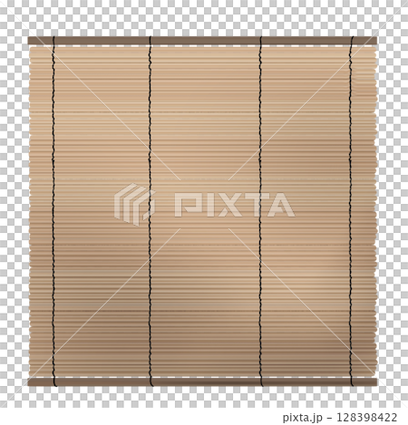 Simple bamboo blind illustration 128398422