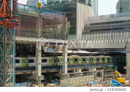 渋谷駅・大規模再開発工事 2025 渋谷駅・大規模再開発工事 2025 128398692