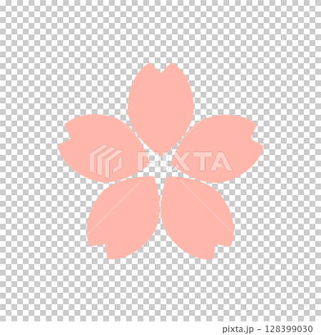 櫻花簡單圖標 128399030