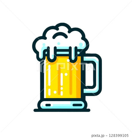 ビールのイラスト 128399105