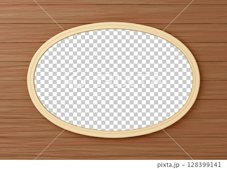 3D material_frame_oval_yellow 3D material_frame_oval_yellow 128399141