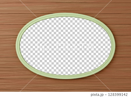 3D材質_框架_橢圓_黃綠色 3D材質_框架_橢圓_黃綠色 128399142