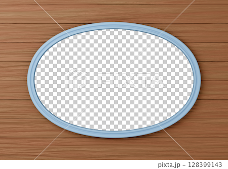 3D材質_框架_橢圓_淺藍色 3D材質_框架_橢圓_淺藍色 128399143