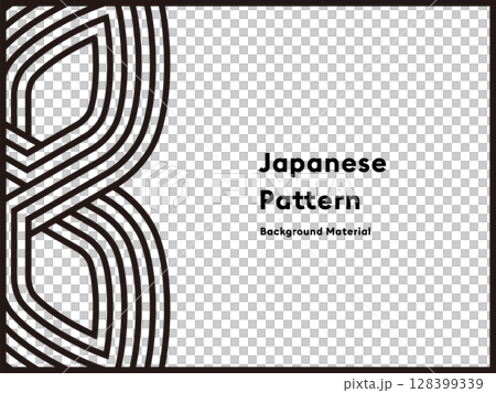 日式幾何線條背景素材 128399339