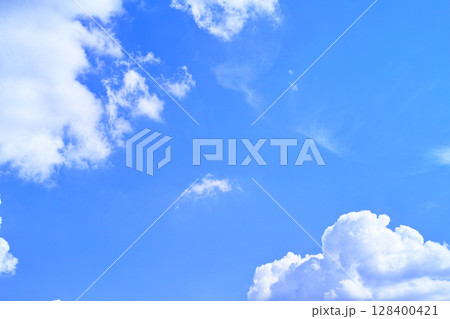 青空と雲イメージ 青空と雲イメージ 128400421